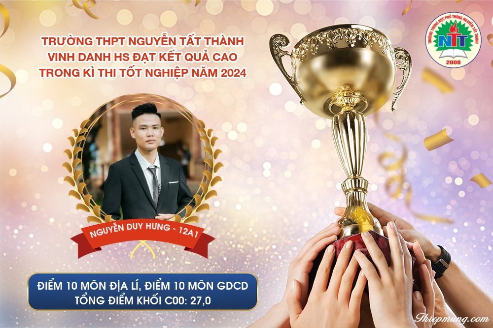 KẾT QUẢ THI TỐT NGHIỆP THPT NĂM 2024